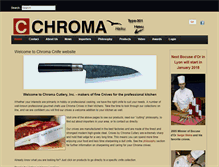 Tablet Screenshot of chroma-cutlery.com